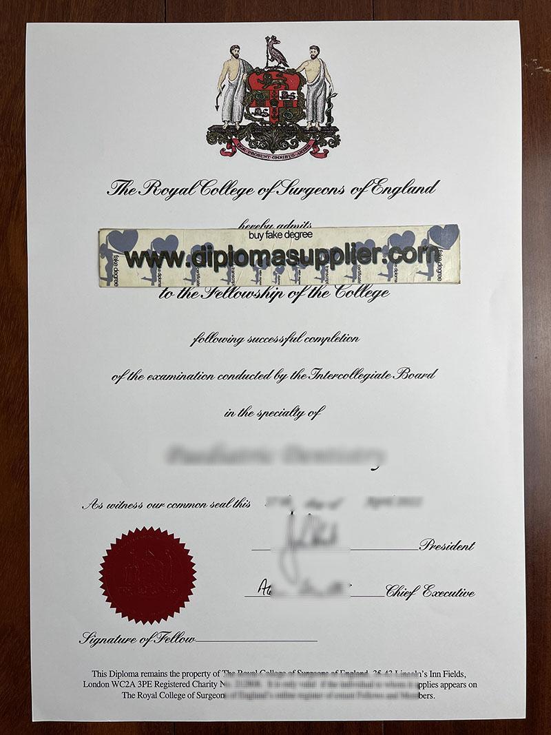 Where to Buy Royal College of Surgeons of England Fake Certificate?