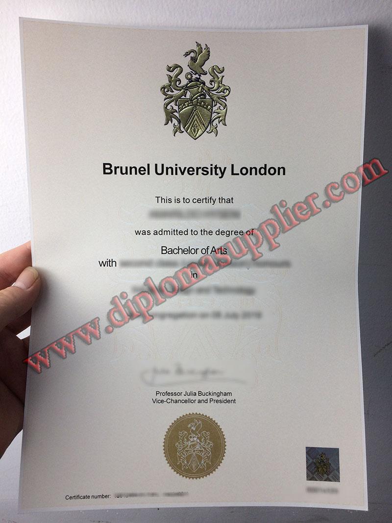 How Much For Brunel University Fake Degree Certificate?