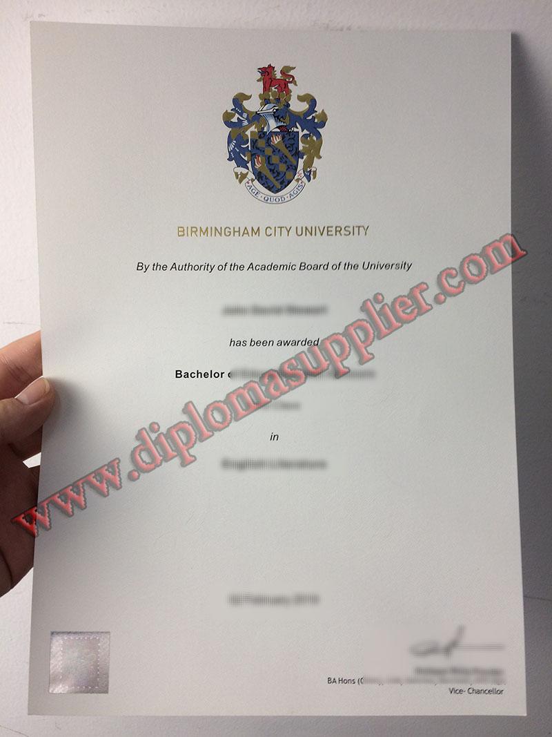 How Long to Buy Birmingham City University Fake Degree Certificate?