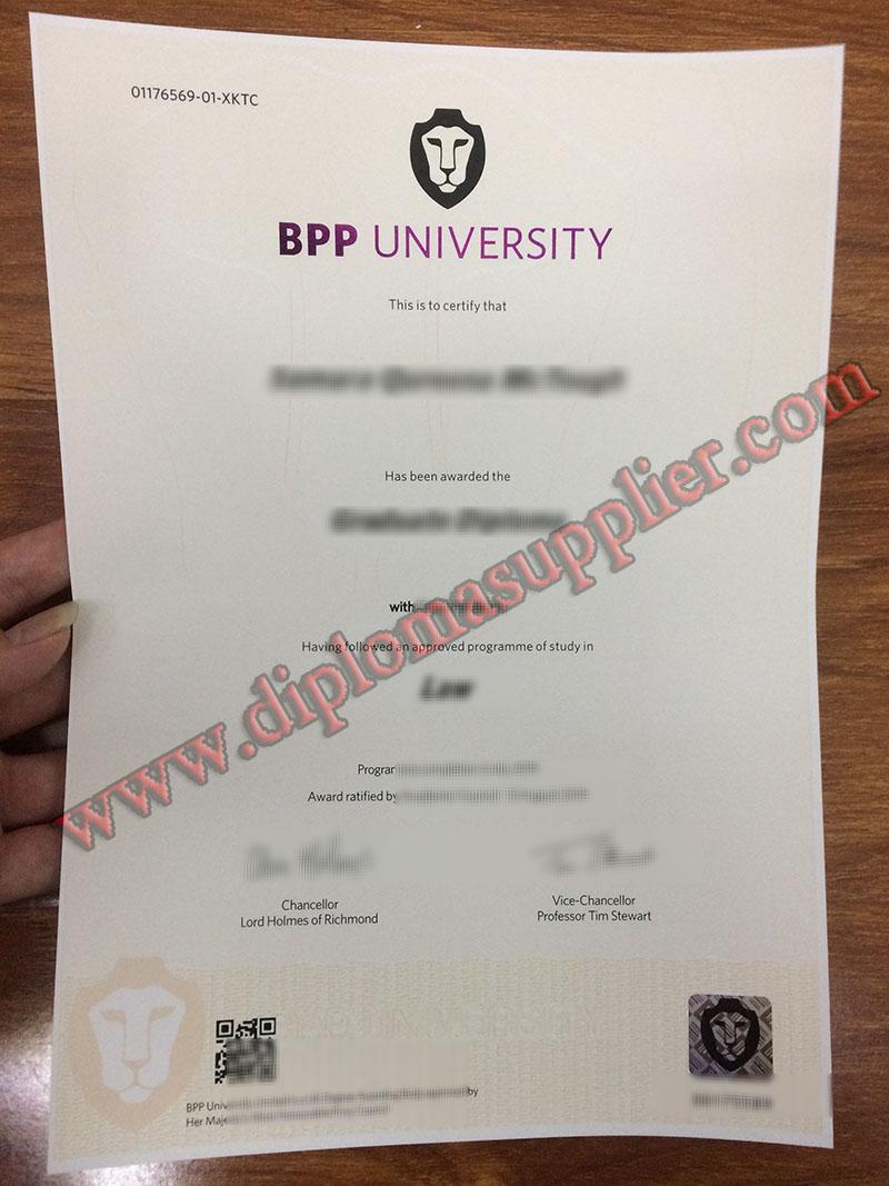 How Long to Buy BPP University Fake Degree Certificate?