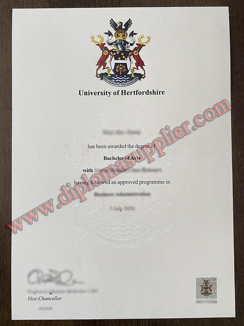 How Fast Can I Get the University of Hertfordshire Fake Diploma?