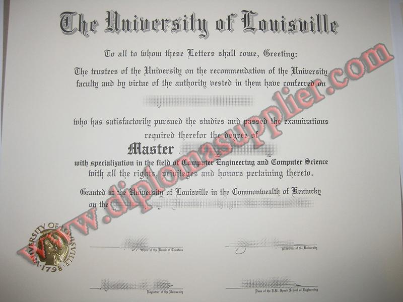 How Long to Buy University of Louisville Fake Degree Certificate?