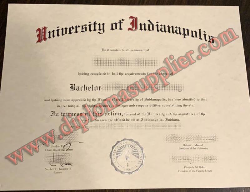 University of Indianapolis Fake Diploma, Buy USA Fake Degree Online