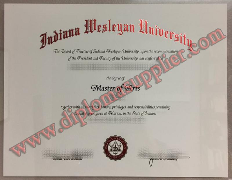 Buy Indiana Wesleyan University Fake Degree Online, Fake Diploma