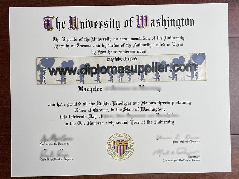 Where to Buy University of Washington Fake Degree Certificate?