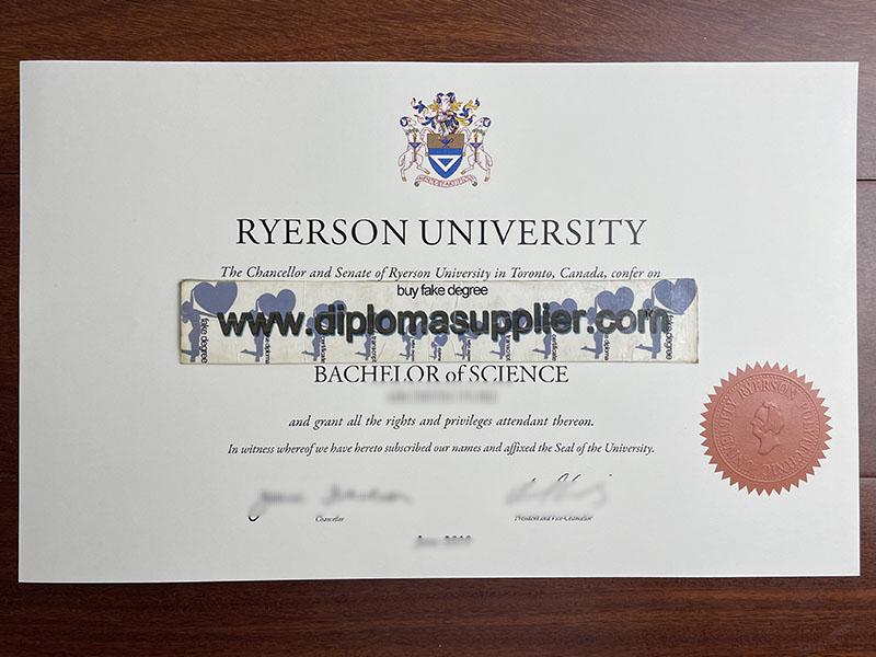 Where to Buy Ryerson University Fake Degree Certificate Online?
