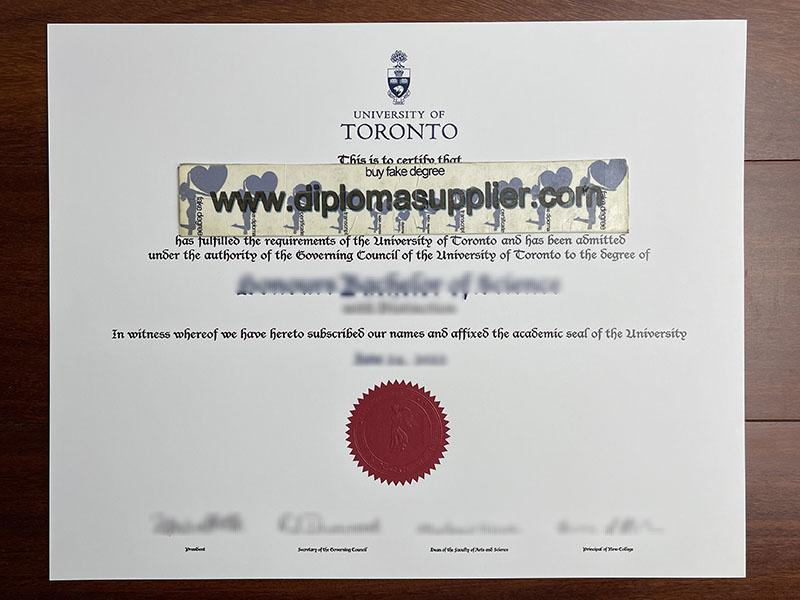 Fake University of Toronto Diploma For Sale, Buy Canadian Fake Degree