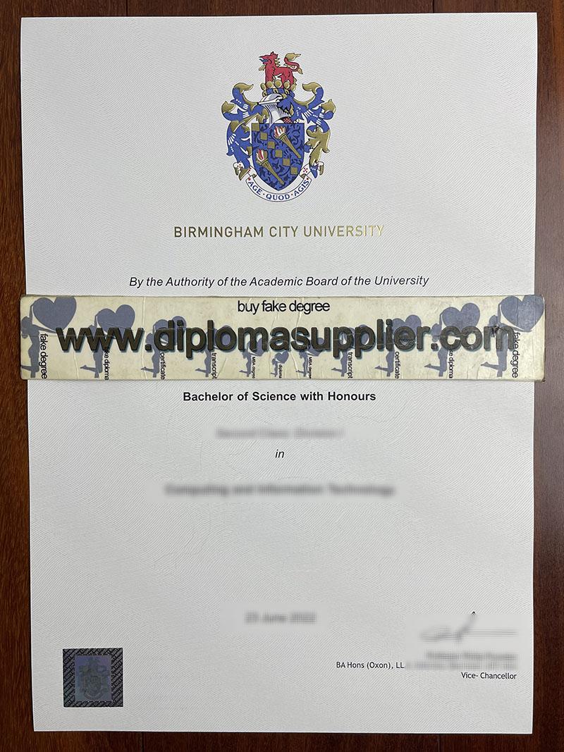 Where to Buy Birmingham City University Fake Degree in UK?