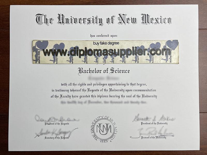 Where to Buy University of New Mexico Fake Degree Certificate?