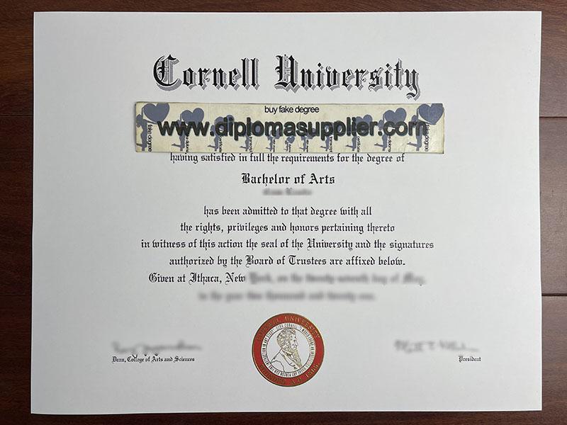How Much For Cornell University Fake Degree Certificate?