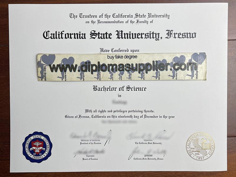 Where to Create California State University Fresno Fake Diploma