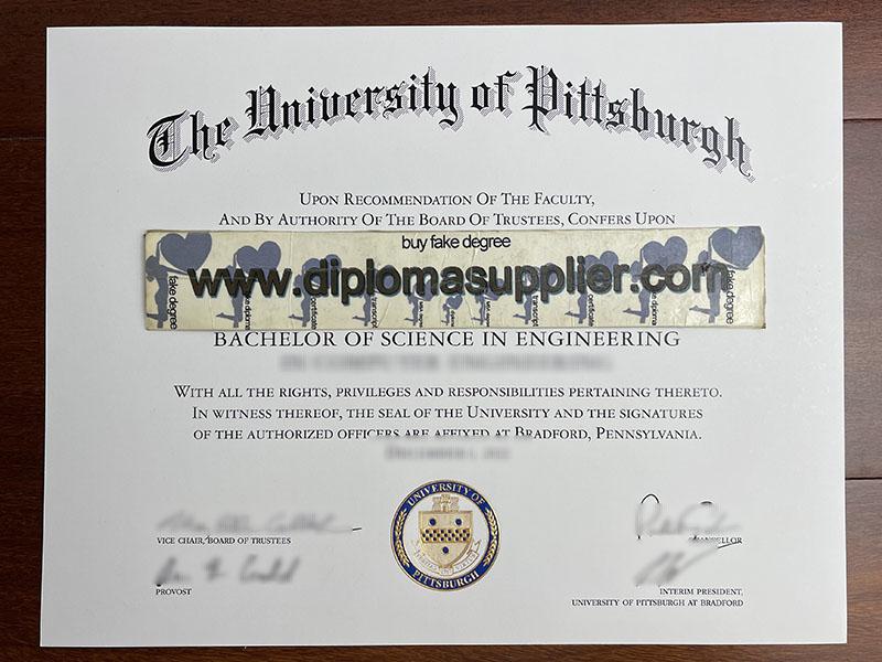 University of Pittsburgh Fake Diploma For Sale, Buy USA Fake Degree
