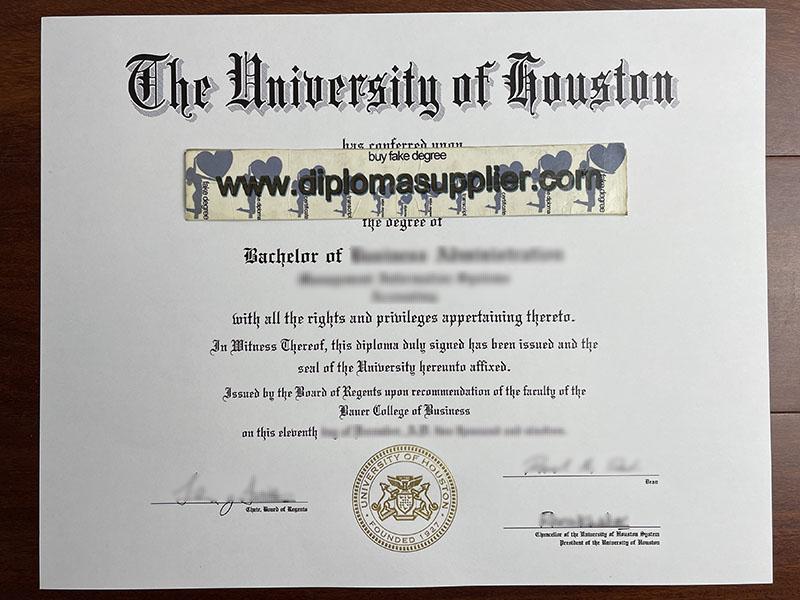 Where to Buy University of Houston Fake Degree Certificate?