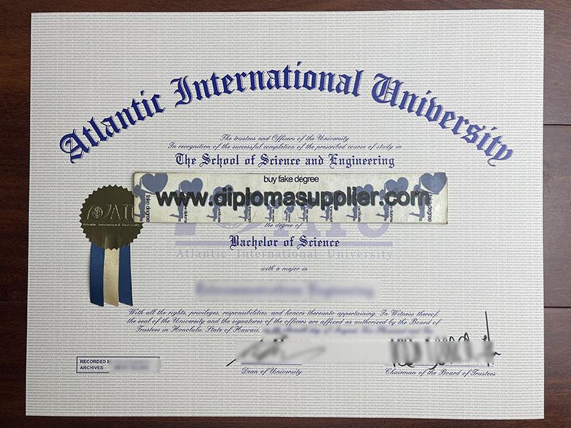 How Long to Buy Atlantic International University Fake Degree?