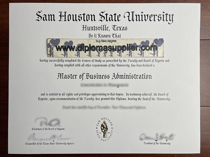 How to Create Sam Houston State University Fake Diploma Transcript?