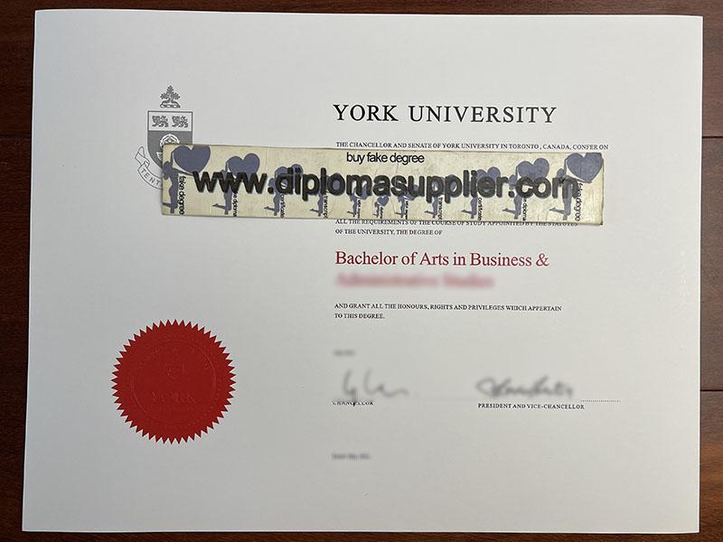How Much For York University Fake Degree Certificate?