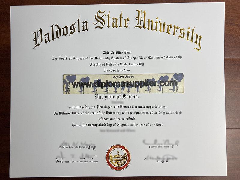 Where Fast to Buy Valdosta State University Fake Degree Certificate?