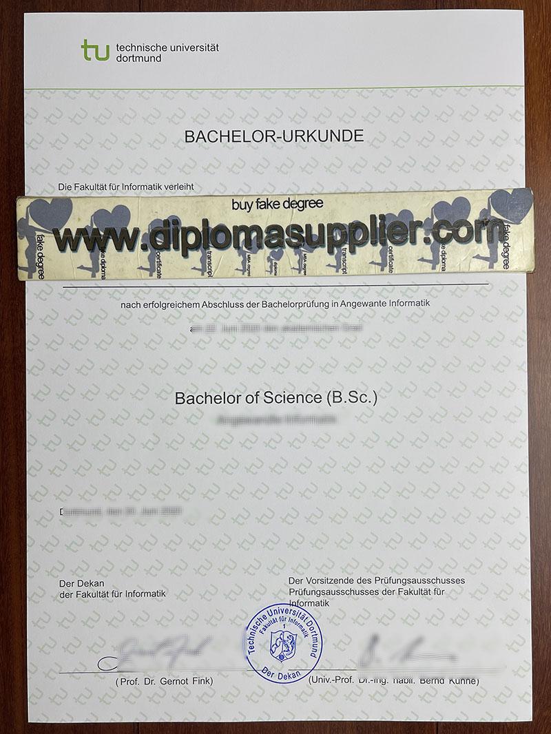 Technische Universität Dortmund fake diploma, Technische Universität Dortmund fake degree, fake Technische Universität Dortmund certificate