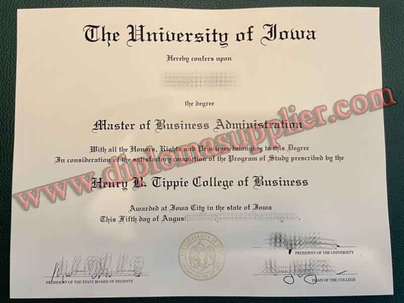 University of Iowa diploma, University of Iowa degree, University of Iowa certificate