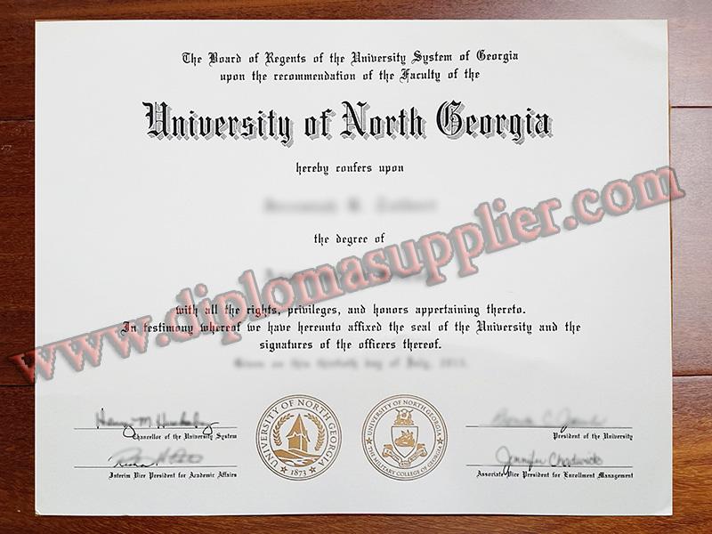 University of North Georgia diploma, University of North Georgia degree, University of North Georgia certificate